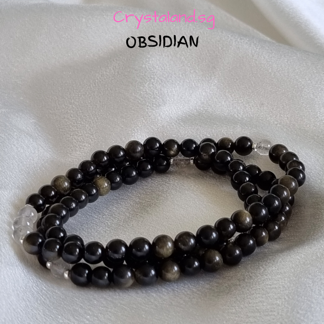 Golden Obsidian Bracelet