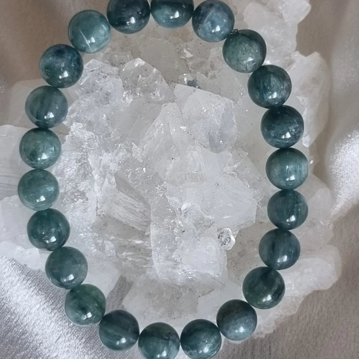 Blue- Green Kyanite Bracelet