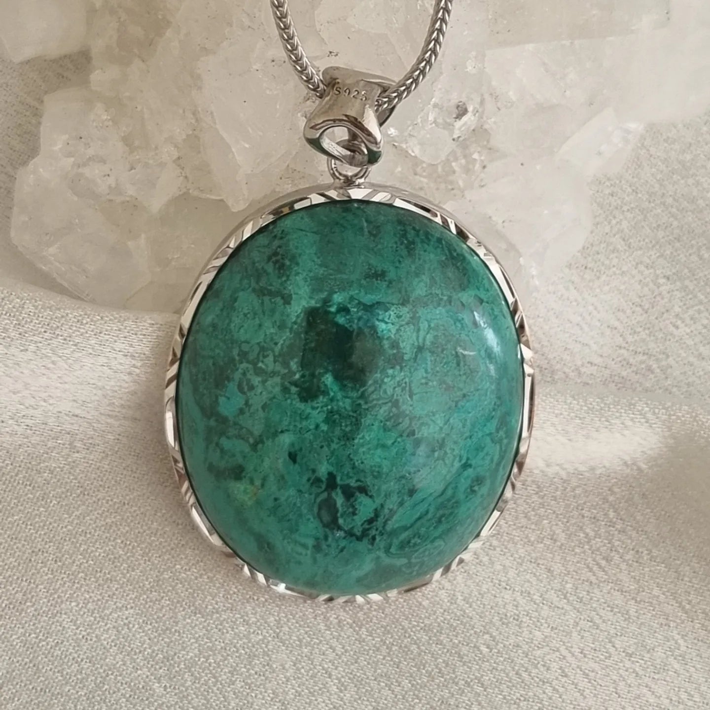 Chrysocolla Pendant