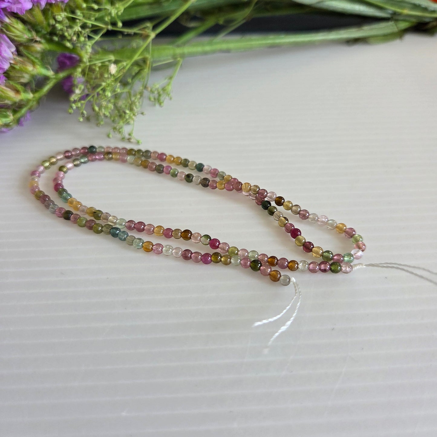 Rainbow Tourmaline Beads
