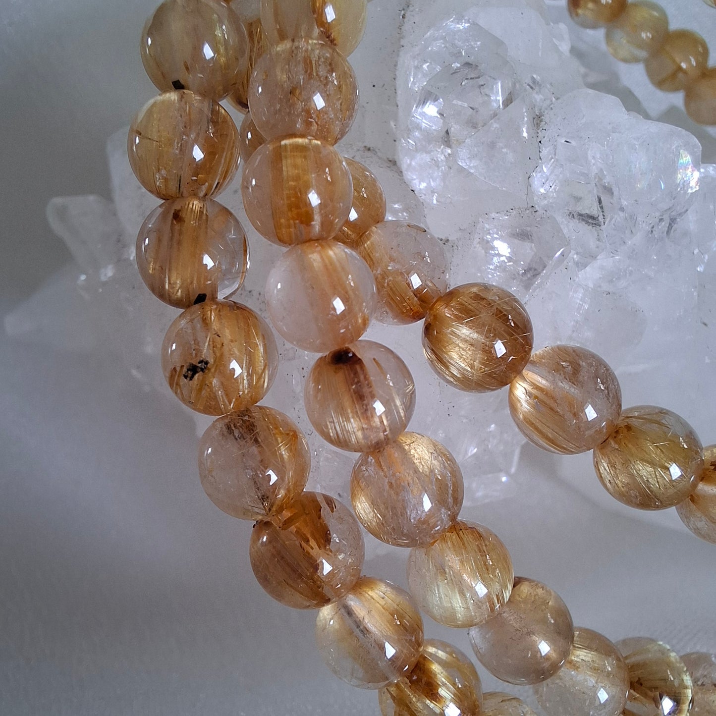 Golden Rutilated Quartz Bracelet