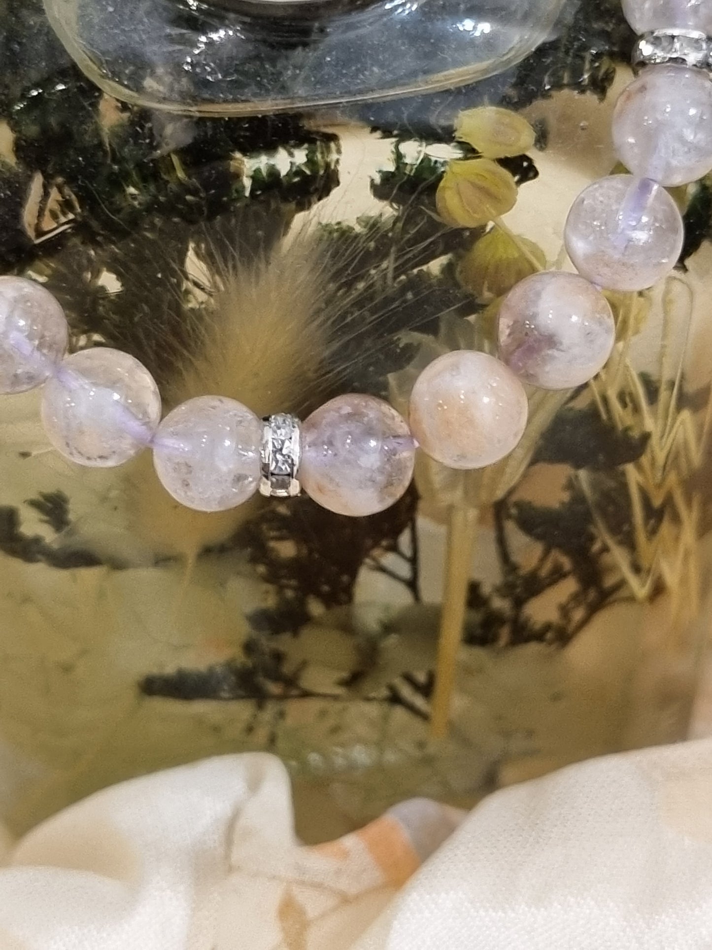 Amethyst Phantom Quartz Bracelet