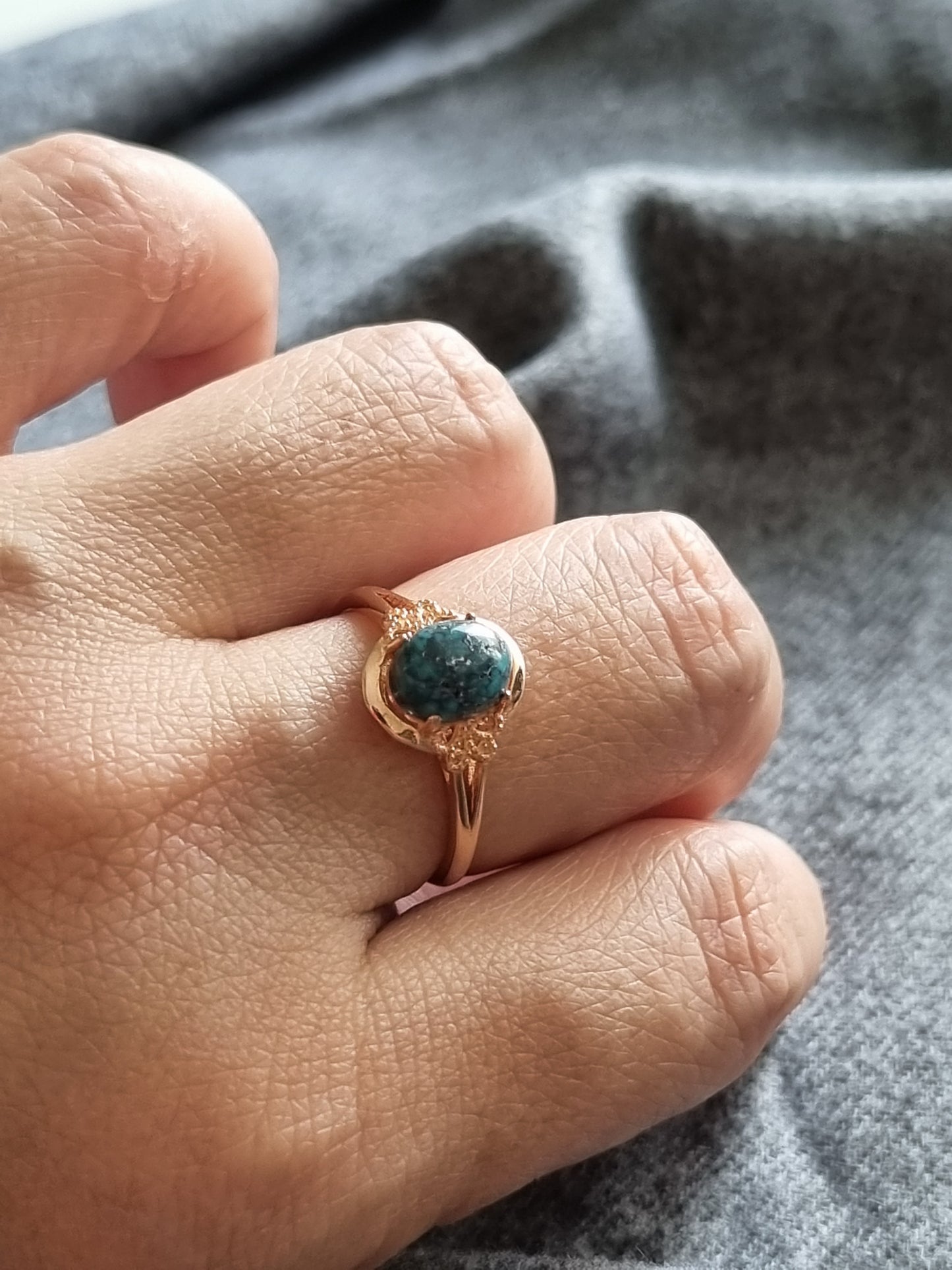 Cabochon Turquoise Rings