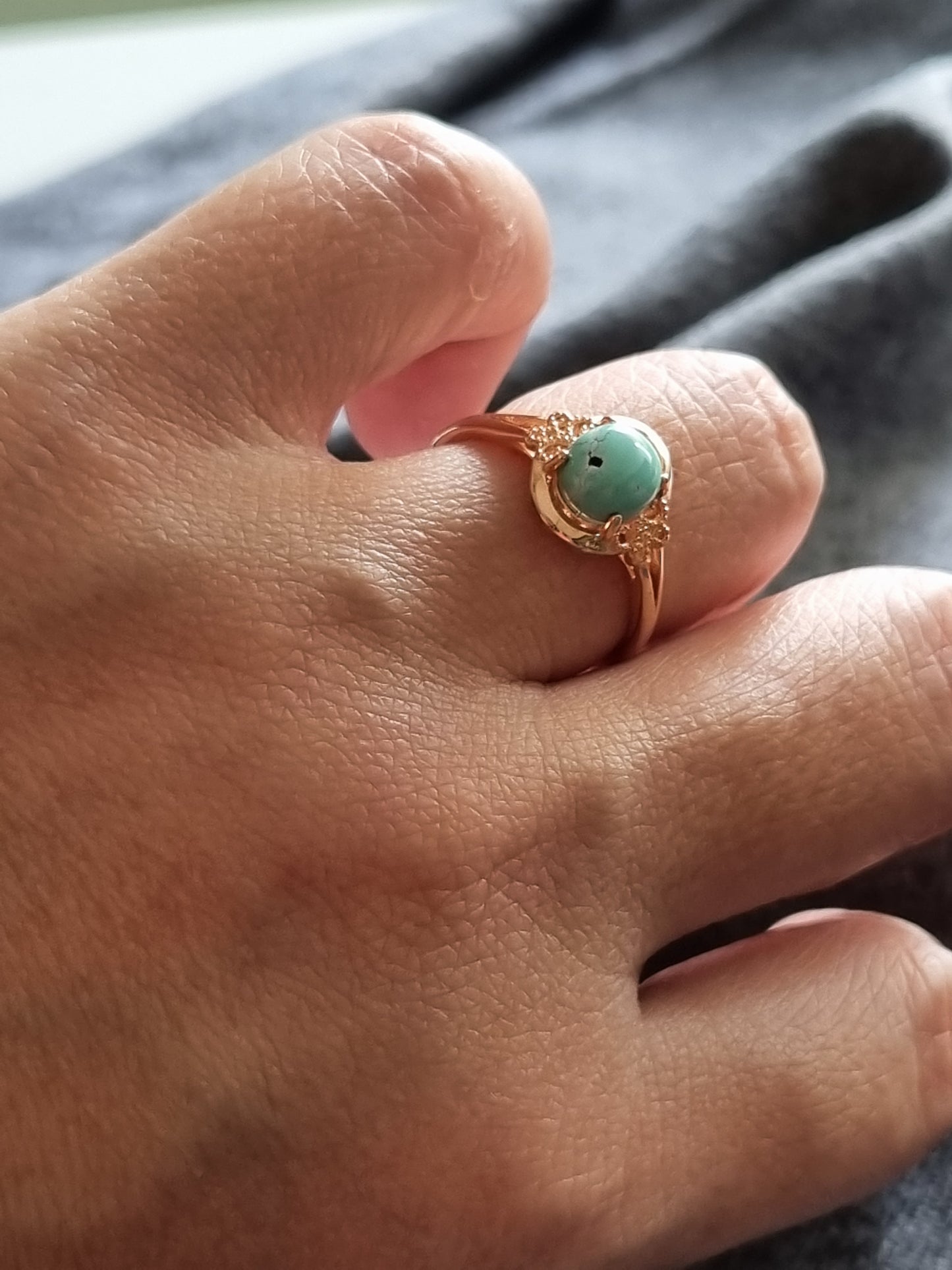 Cabochon Turquoise Rings