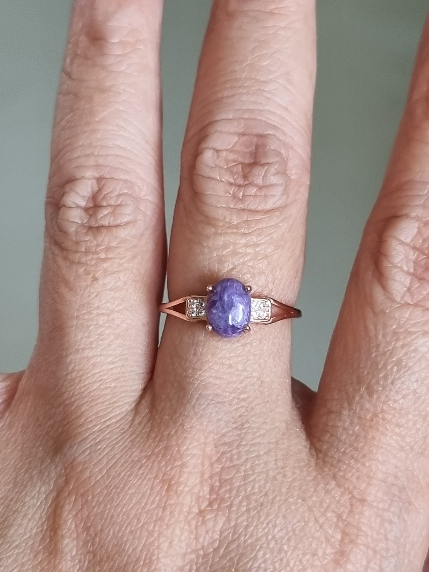 Charoite Ring