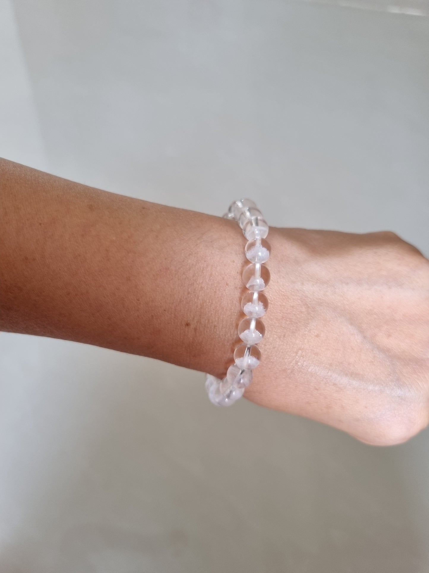White Phantom Quartz Bracelet