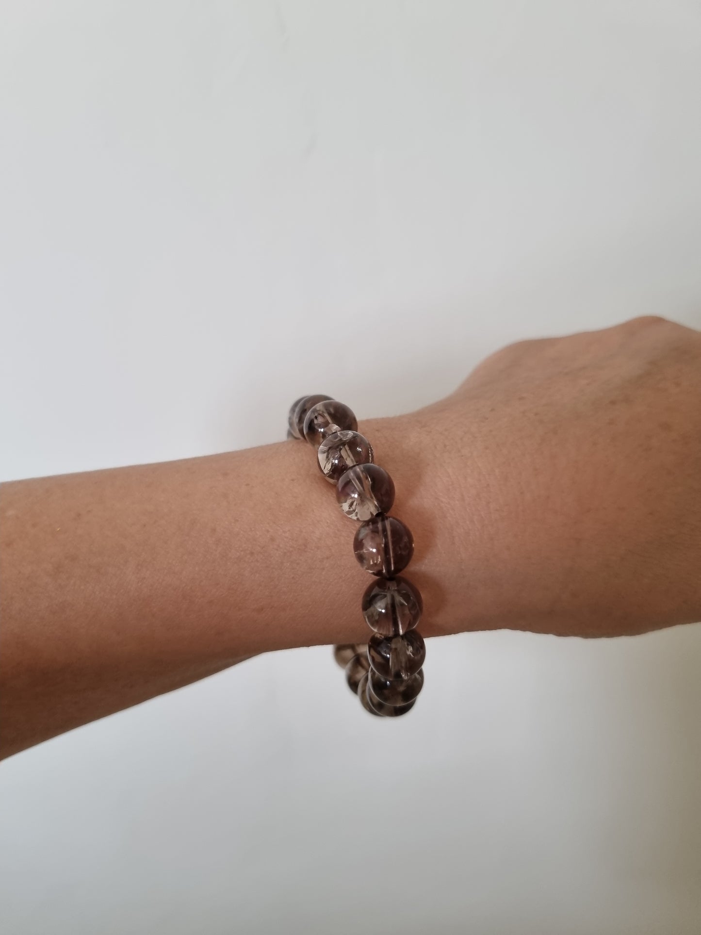 Smoky Azeztulite Quartz Bracelet