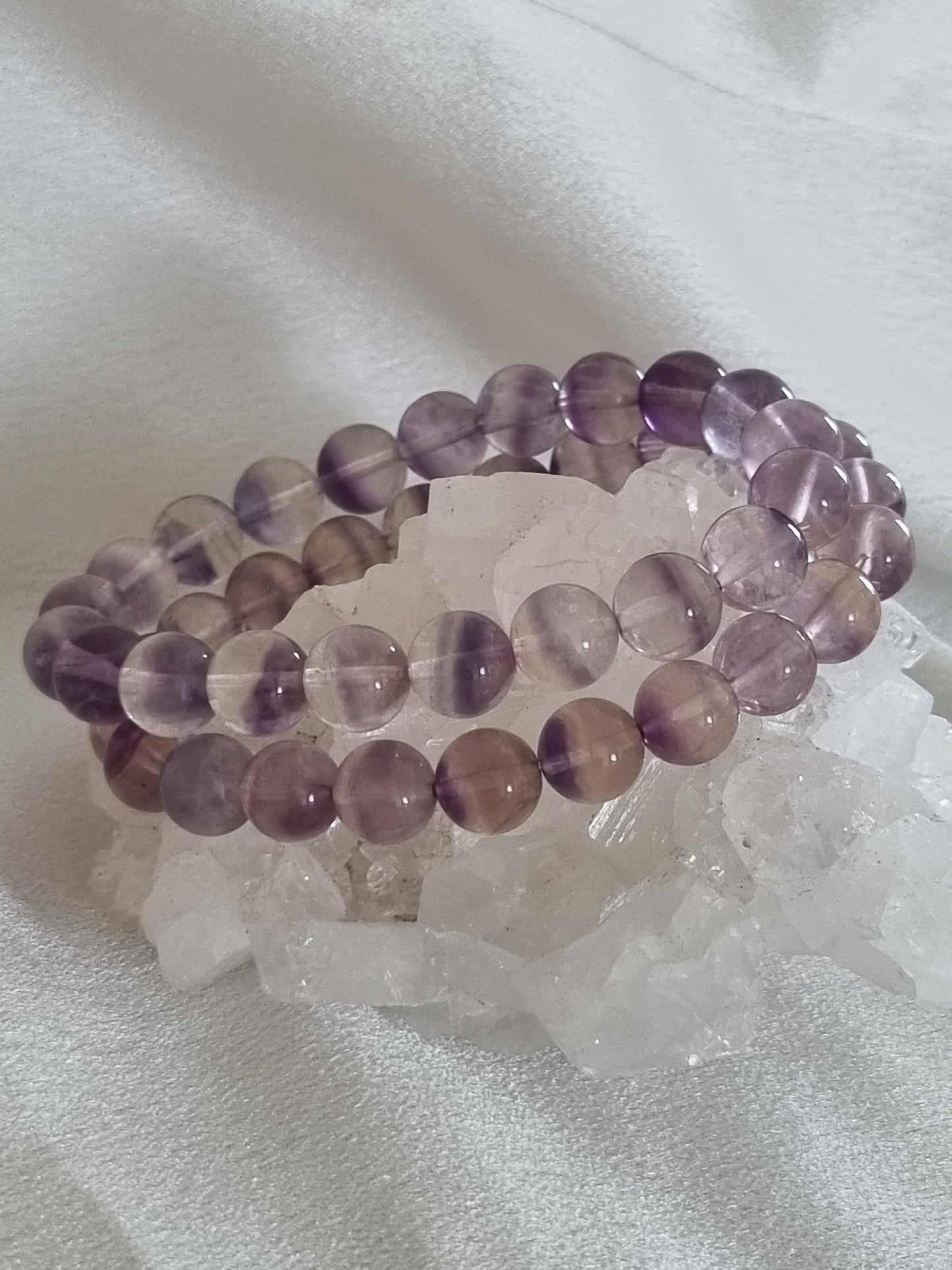 Purple Fluorite Bracelet