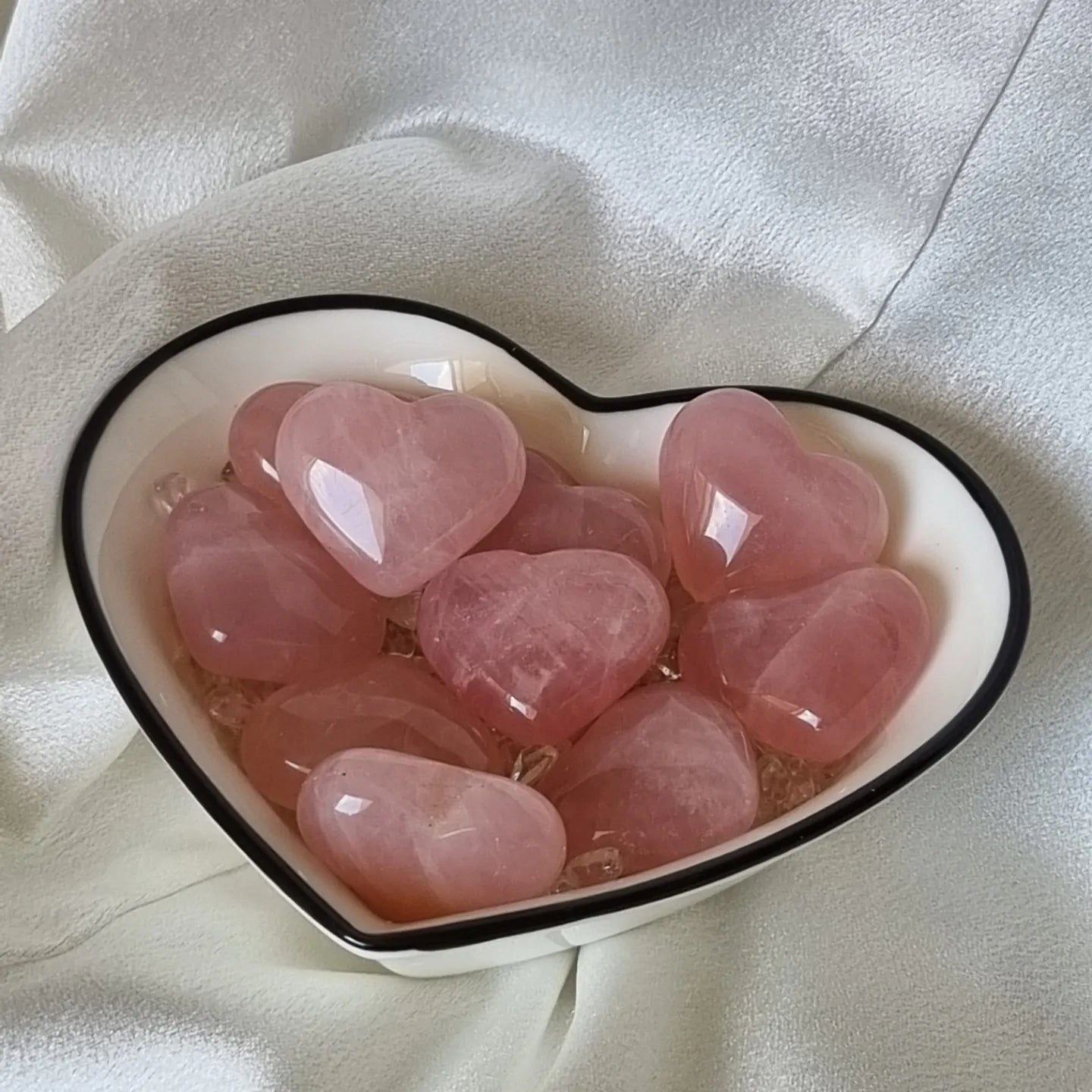 Rose Quartz Mini Heart