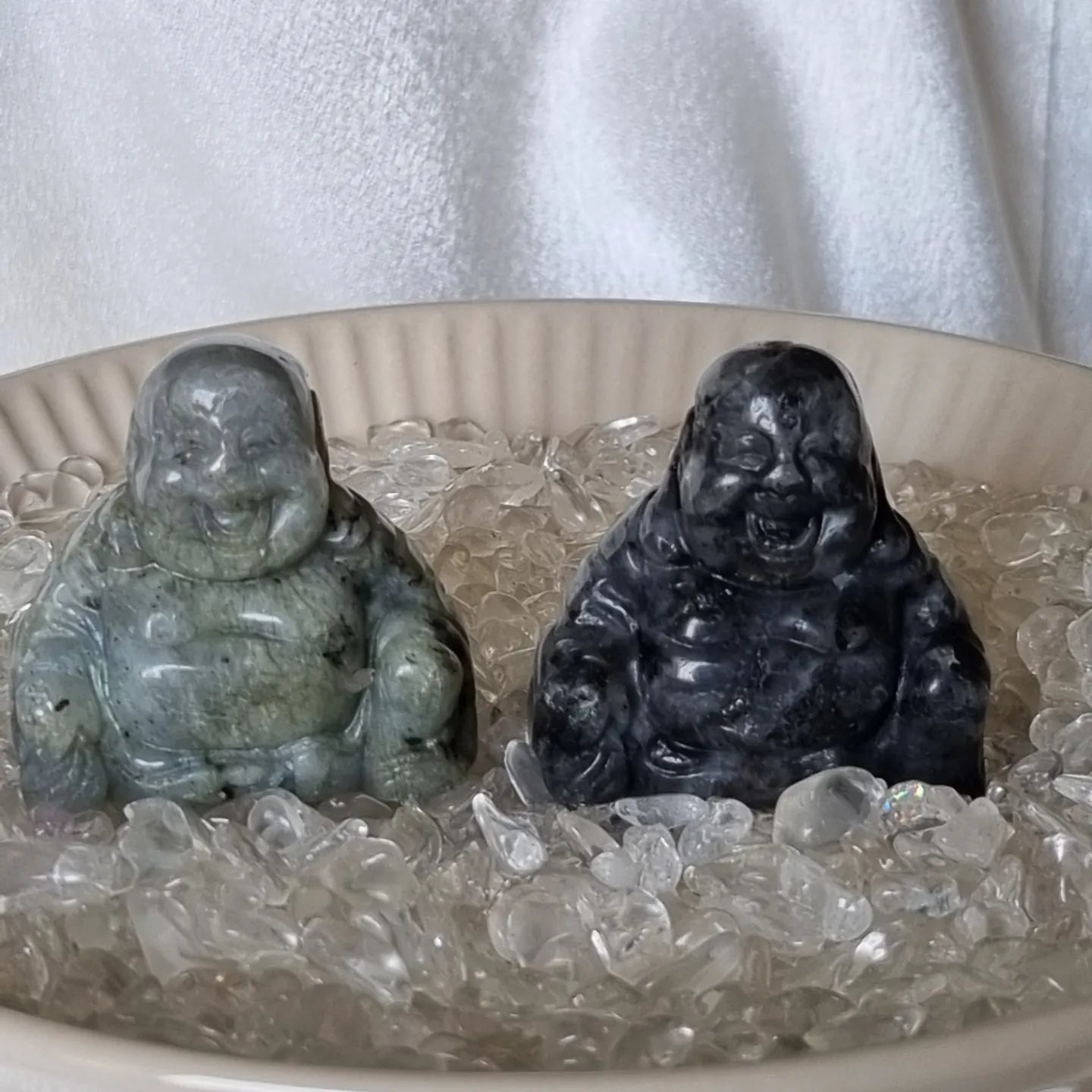 Labradorite Laughing Buddha