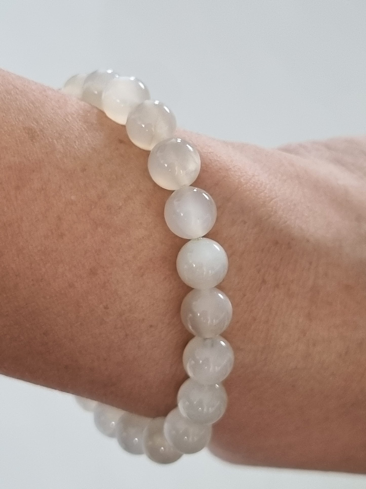 White Moonstone Bracelet