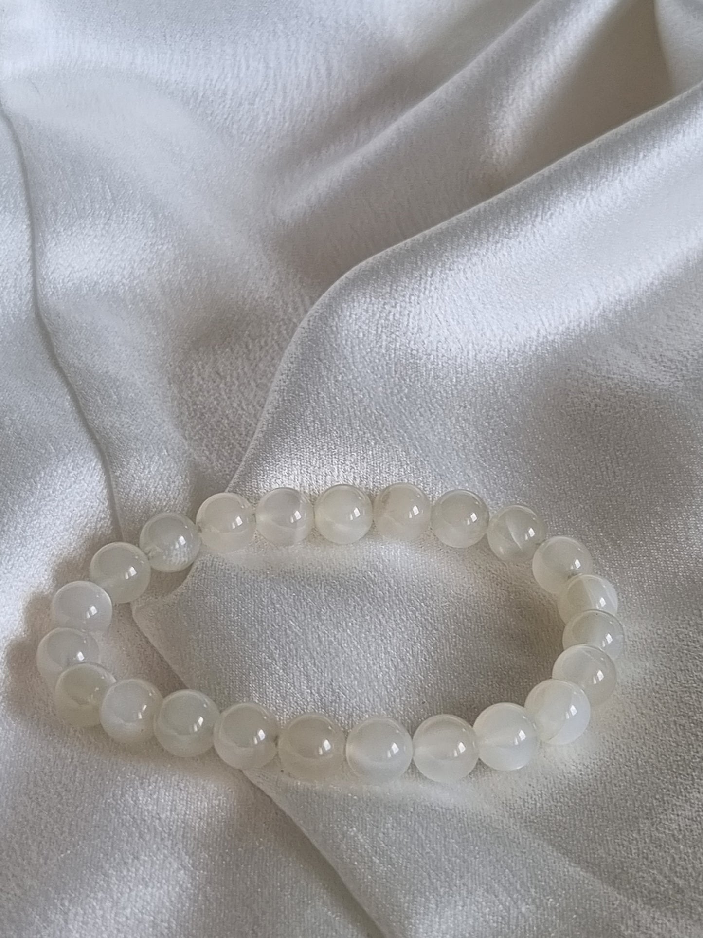 White Moonstone Bracelet