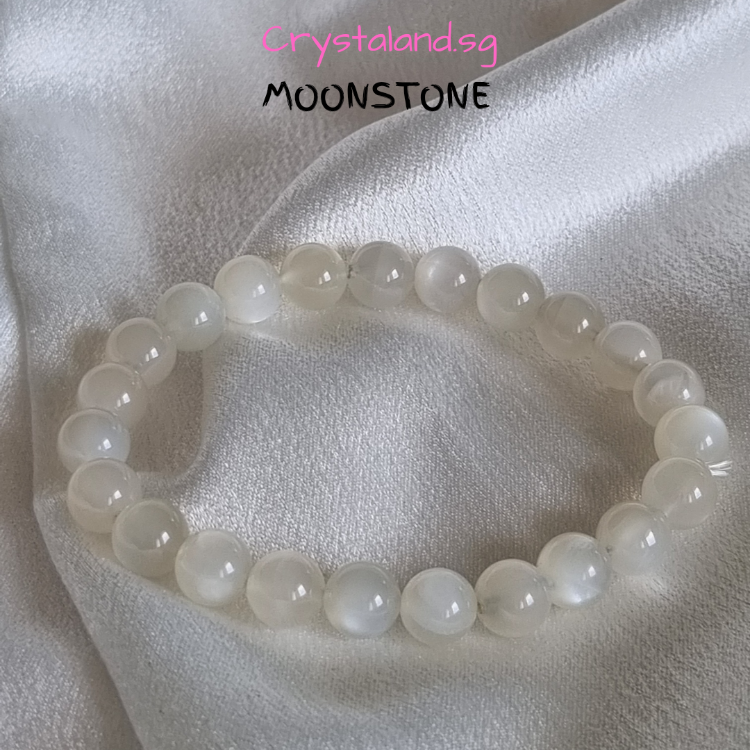 White Moonstone Bracelet
