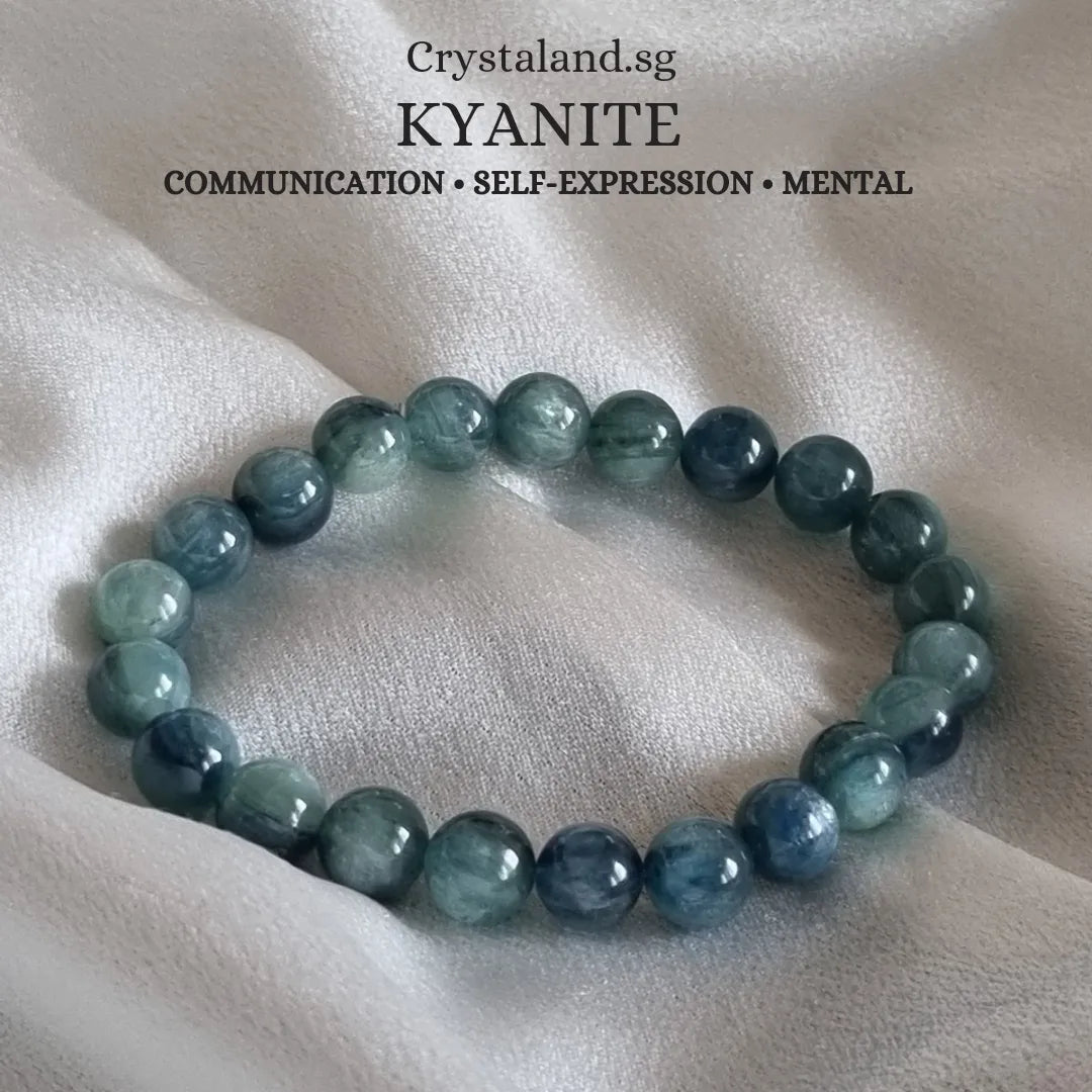 Blue- Green Kyanite Bracelet