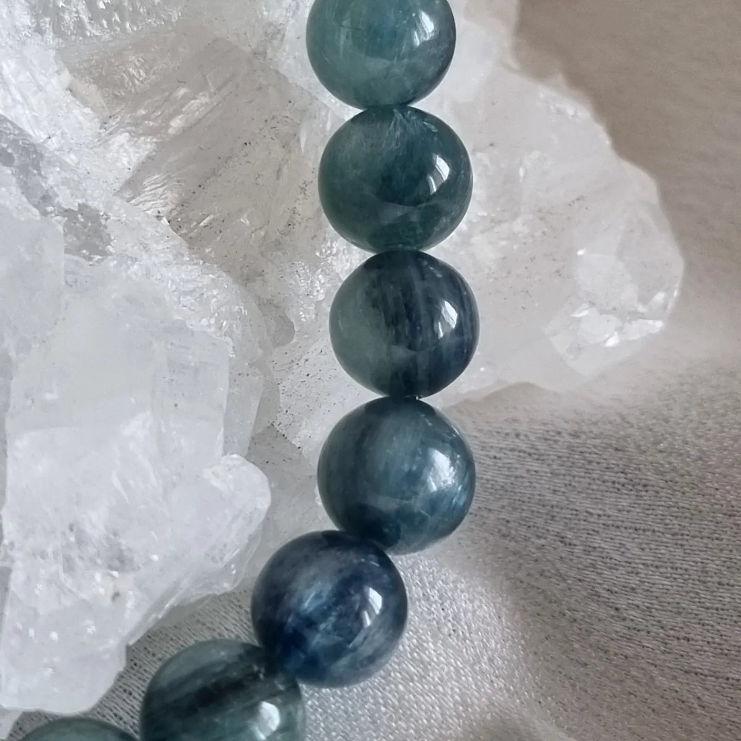 Blue- Green Kyanite Bracelet