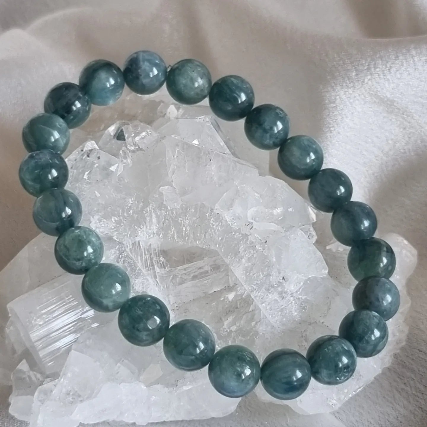 Blue- Green Kyanite Bracelet