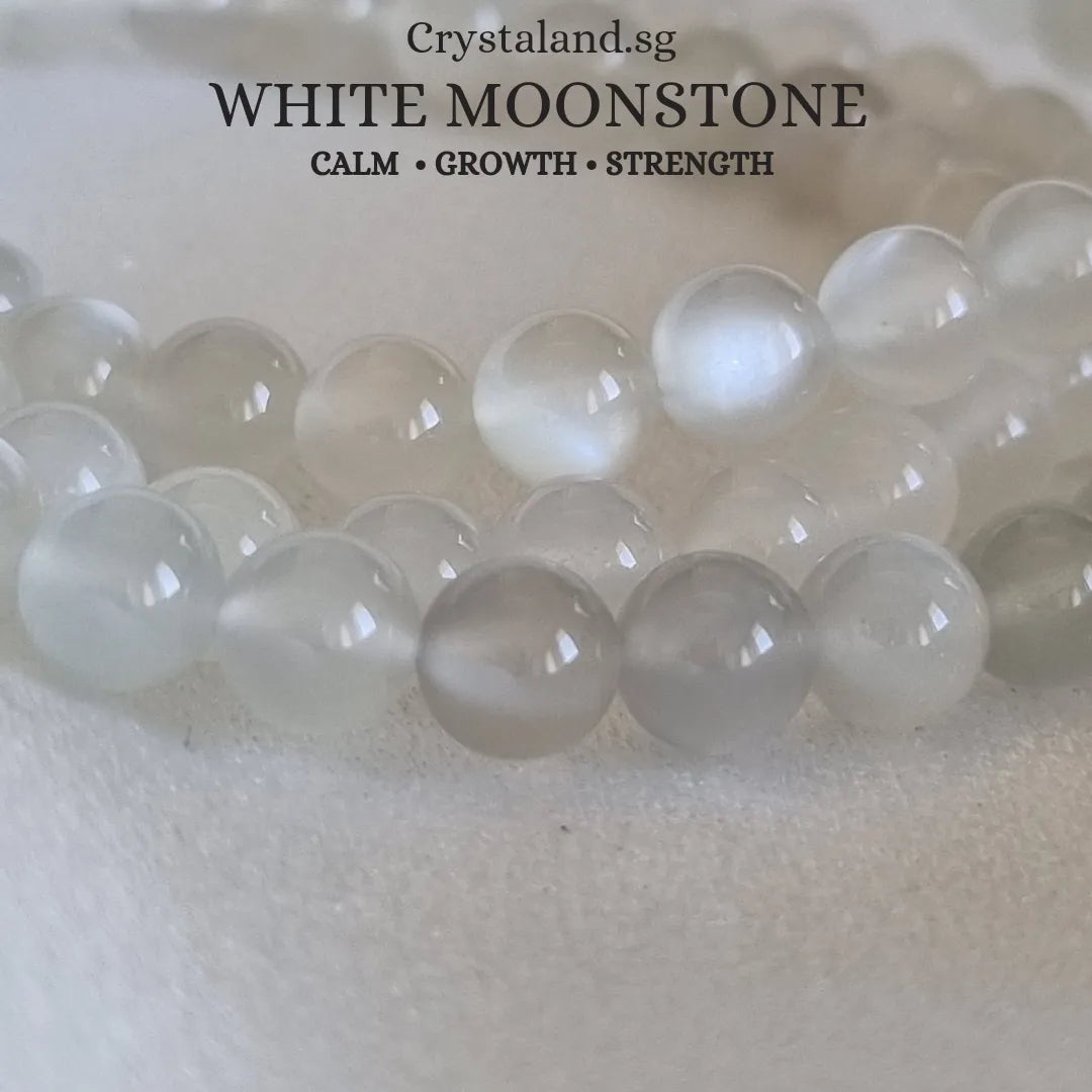 White Moonstone Bracelet