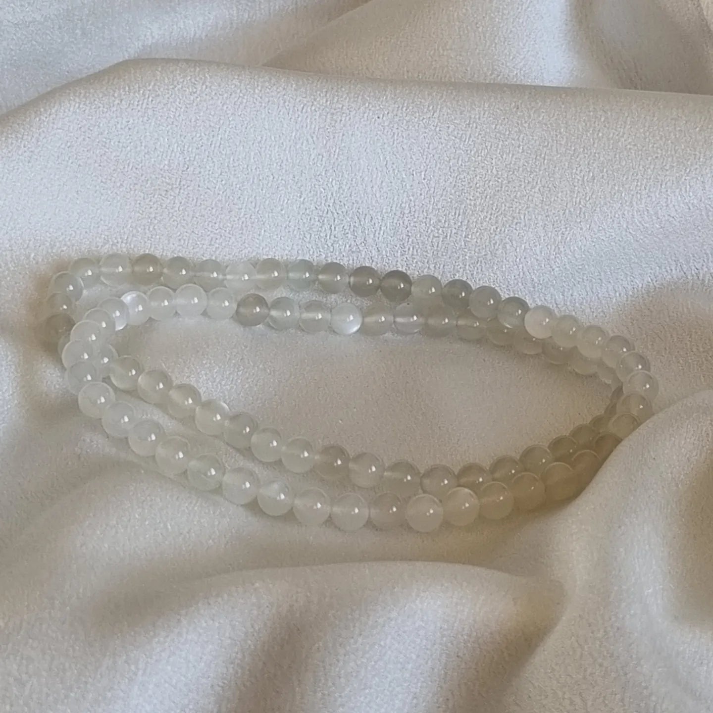 White Moonstone Bracelet
