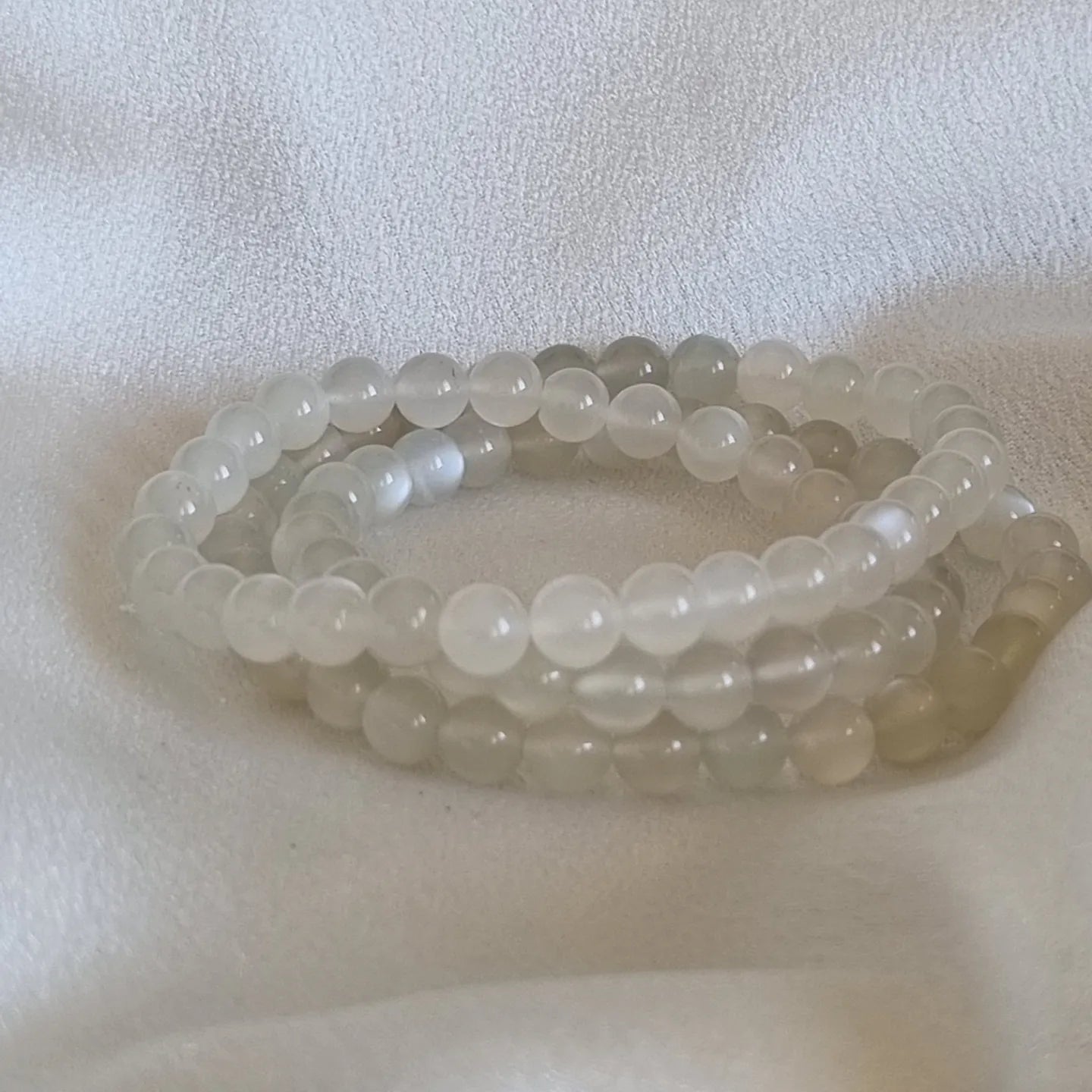 White Moonstone Bracelet