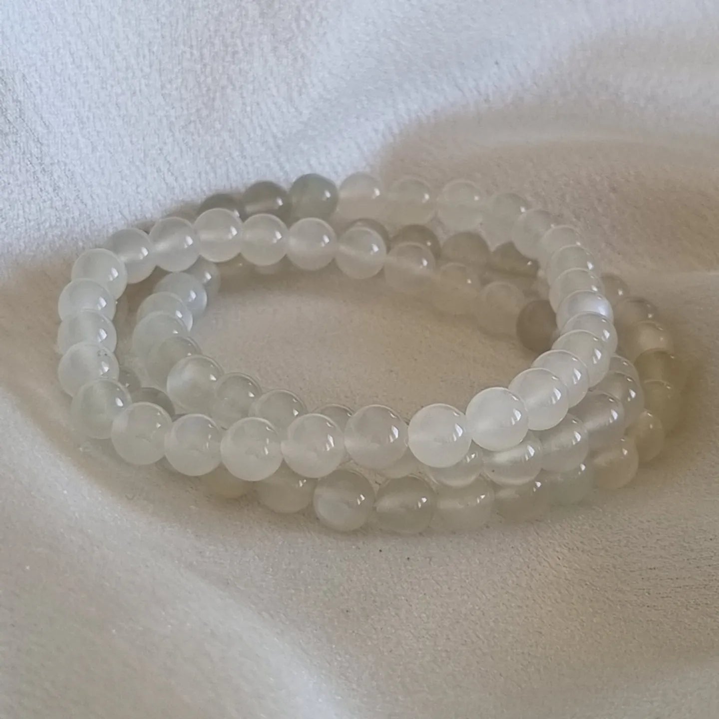 White Moonstone Bracelet