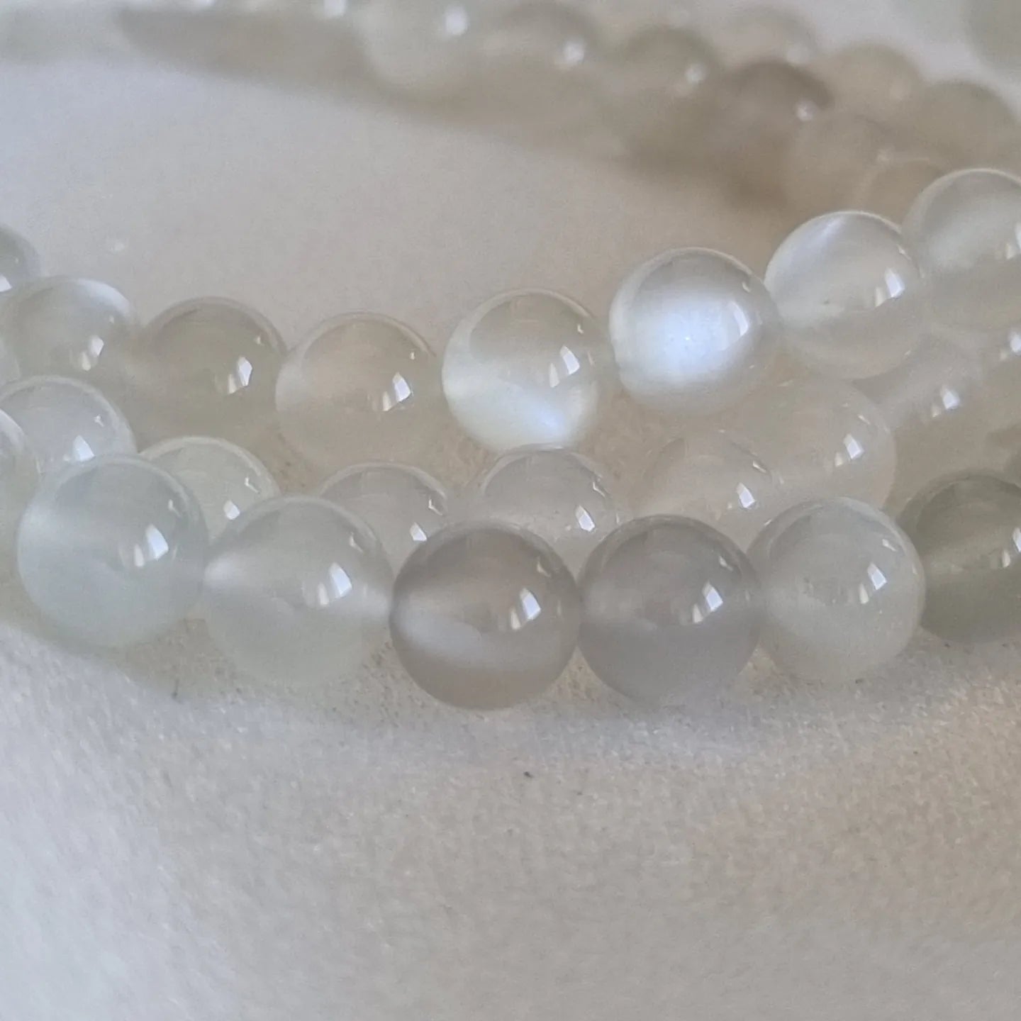 White Moonstone Bracelet