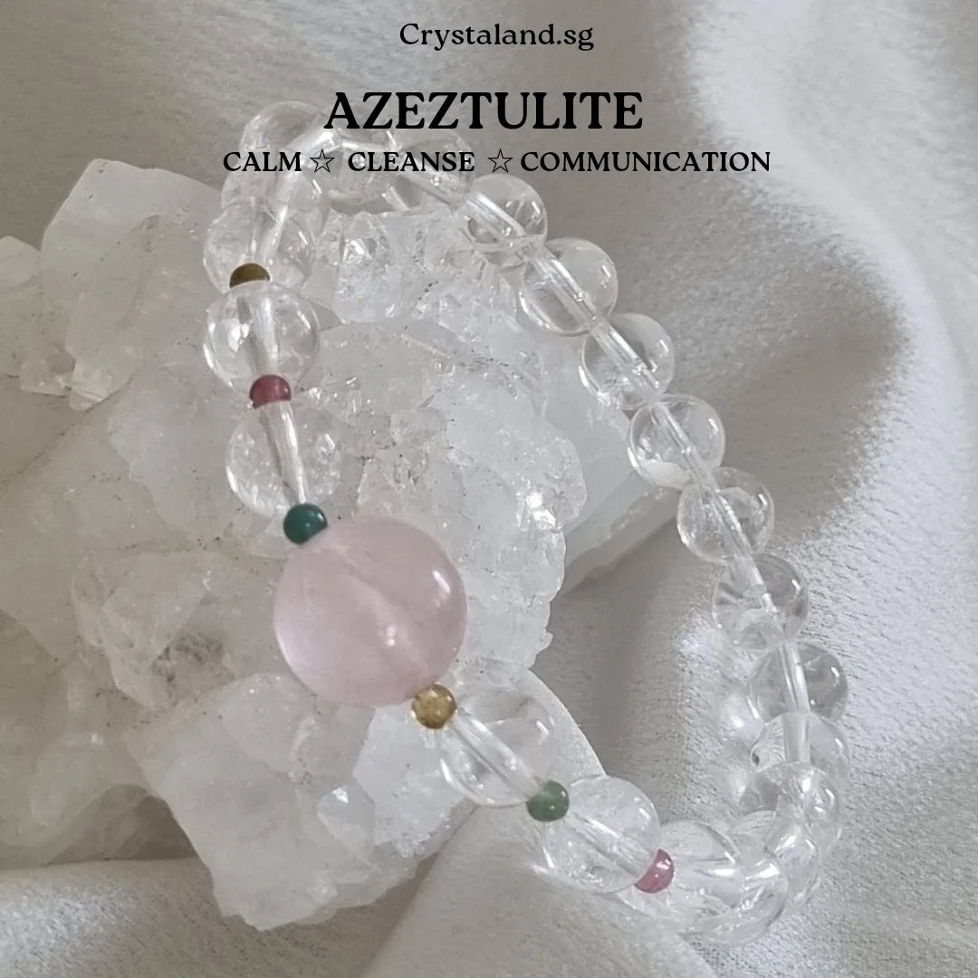 Azeztulite Quartz Bracelet