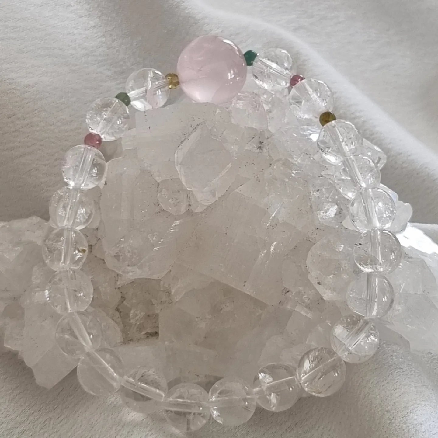 Azeztulite Quartz Bracelet