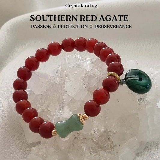 Southern Red Agate Bracelet