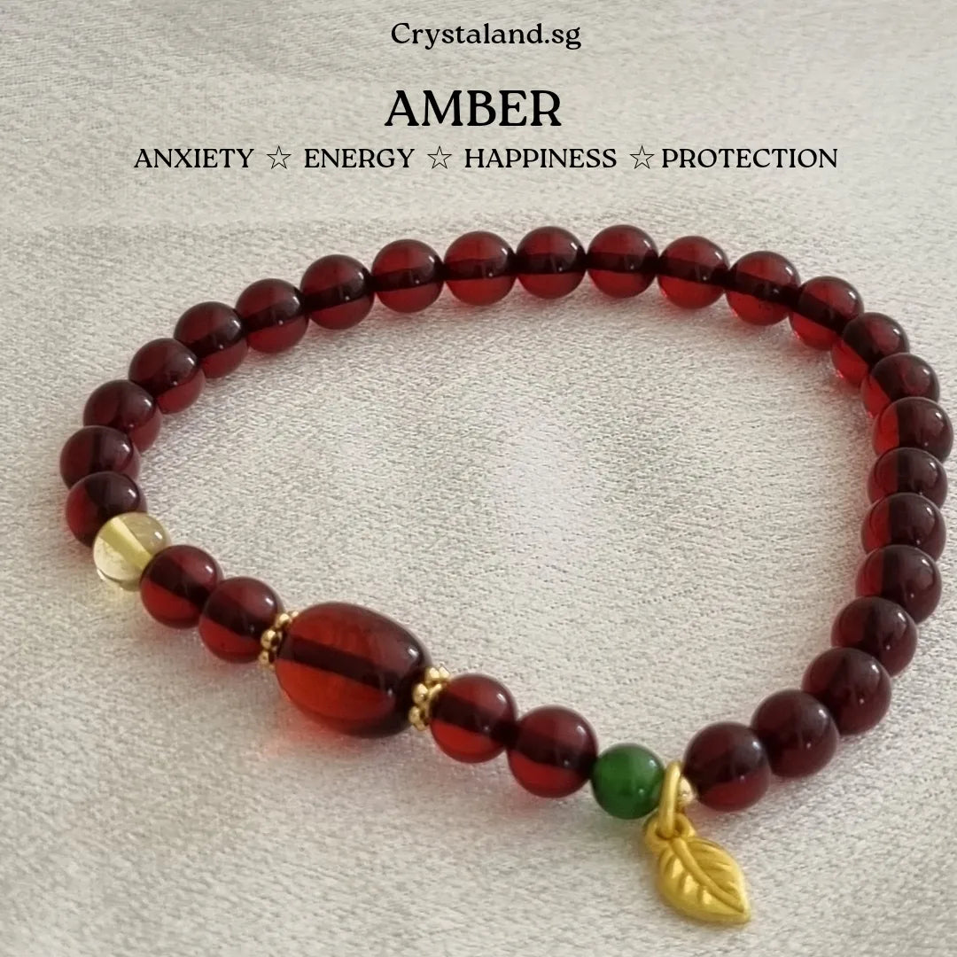Red Amber Bracelet
