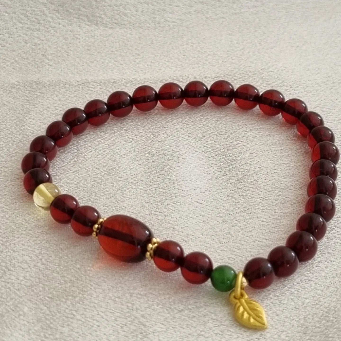 Red Amber Bracelet