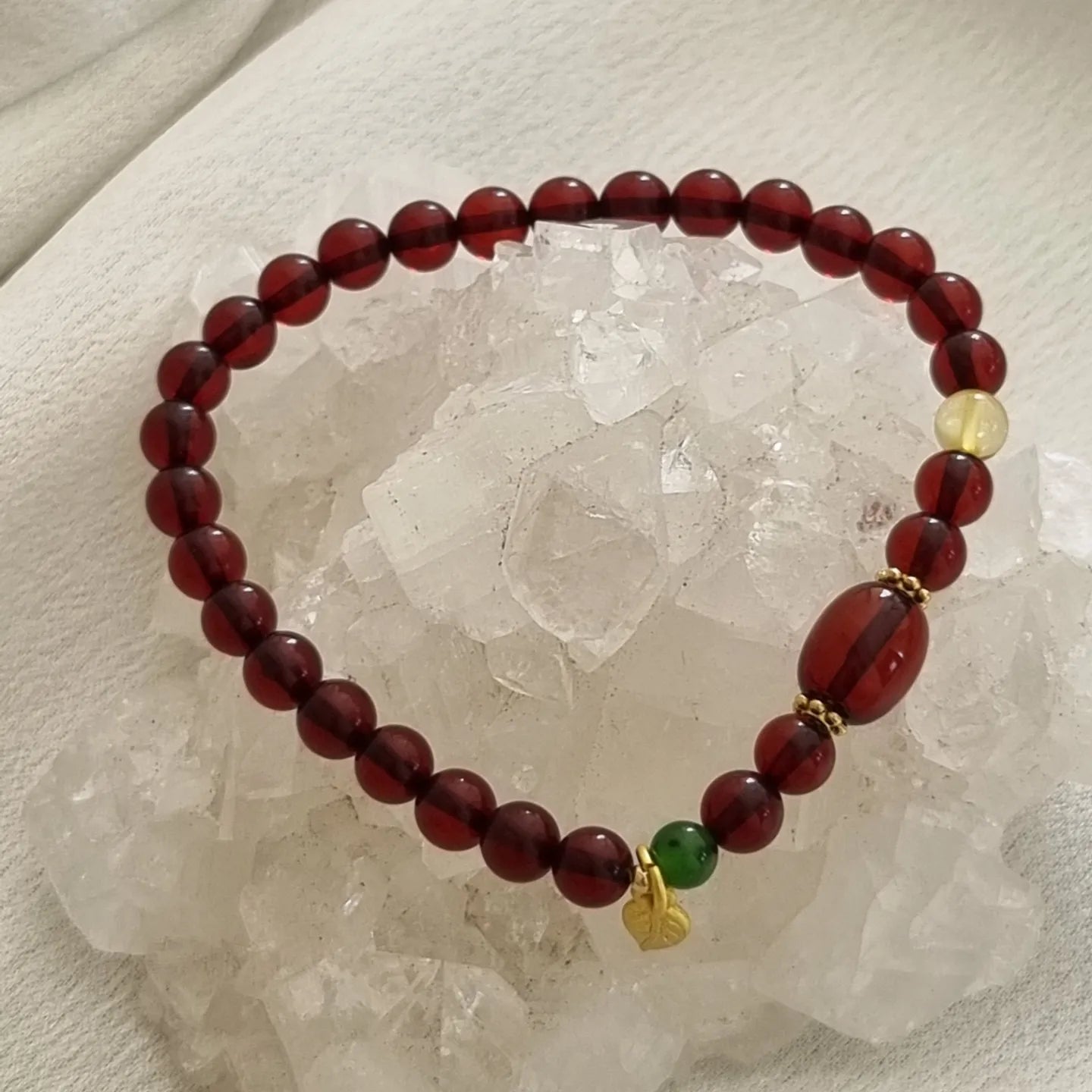 Red Amber Bracelet