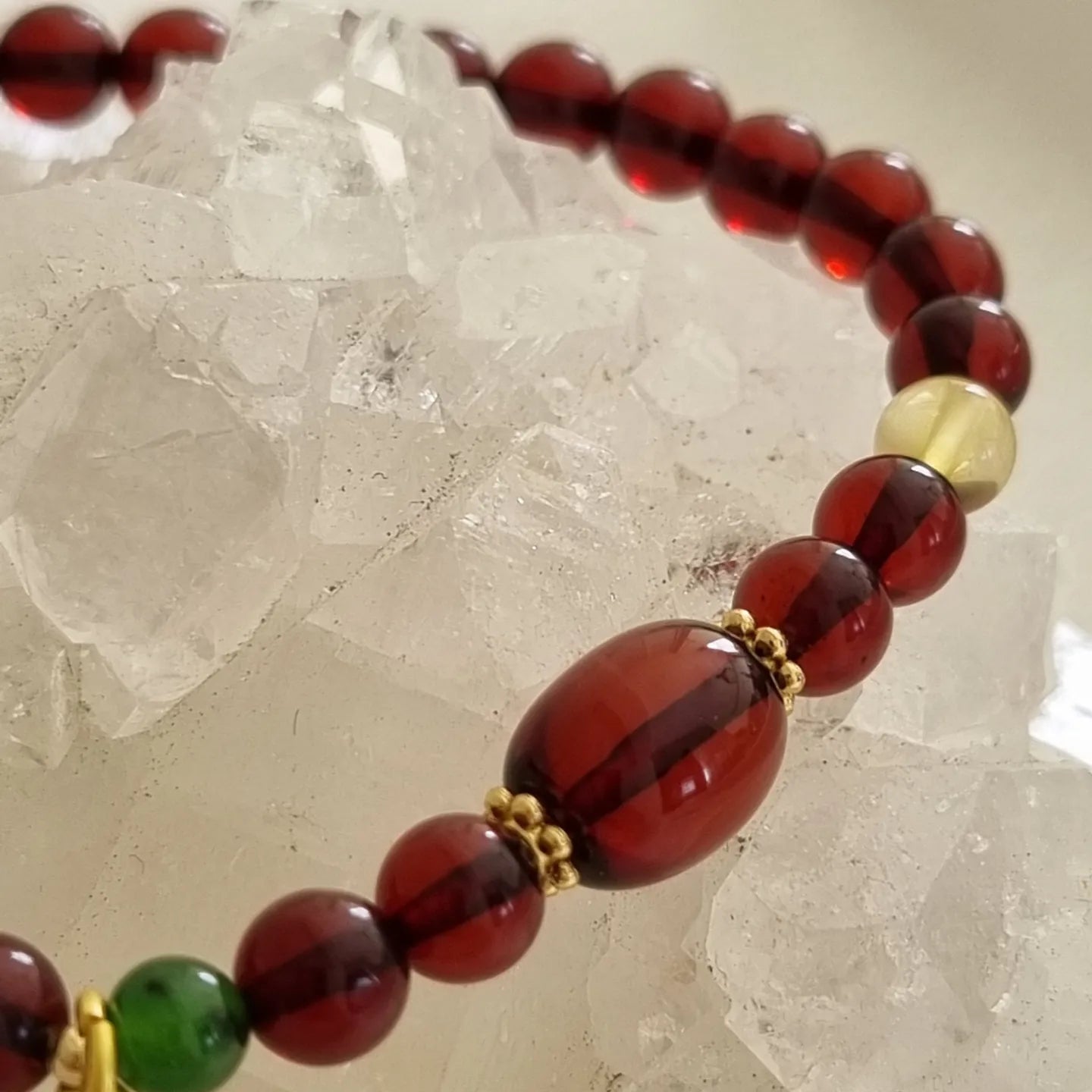Red Amber Bracelet