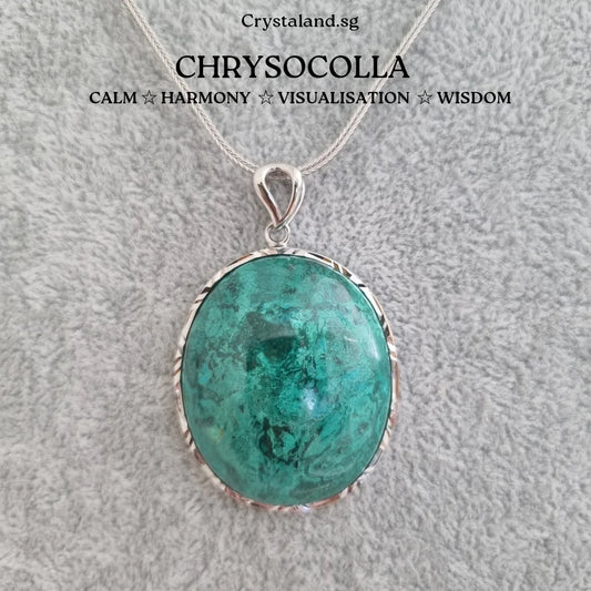 Chrysocolla Pendant