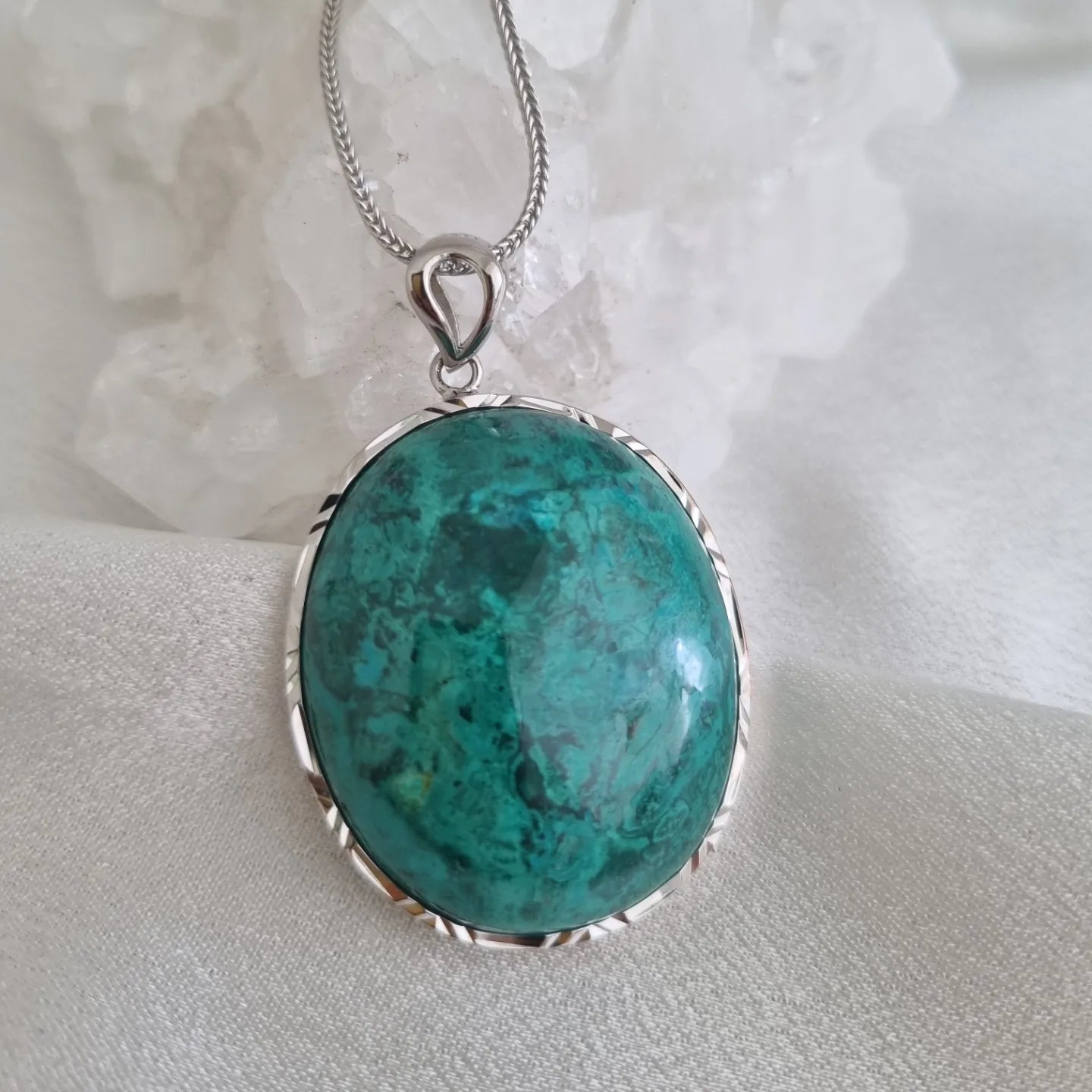 Chrysocolla Pendant
