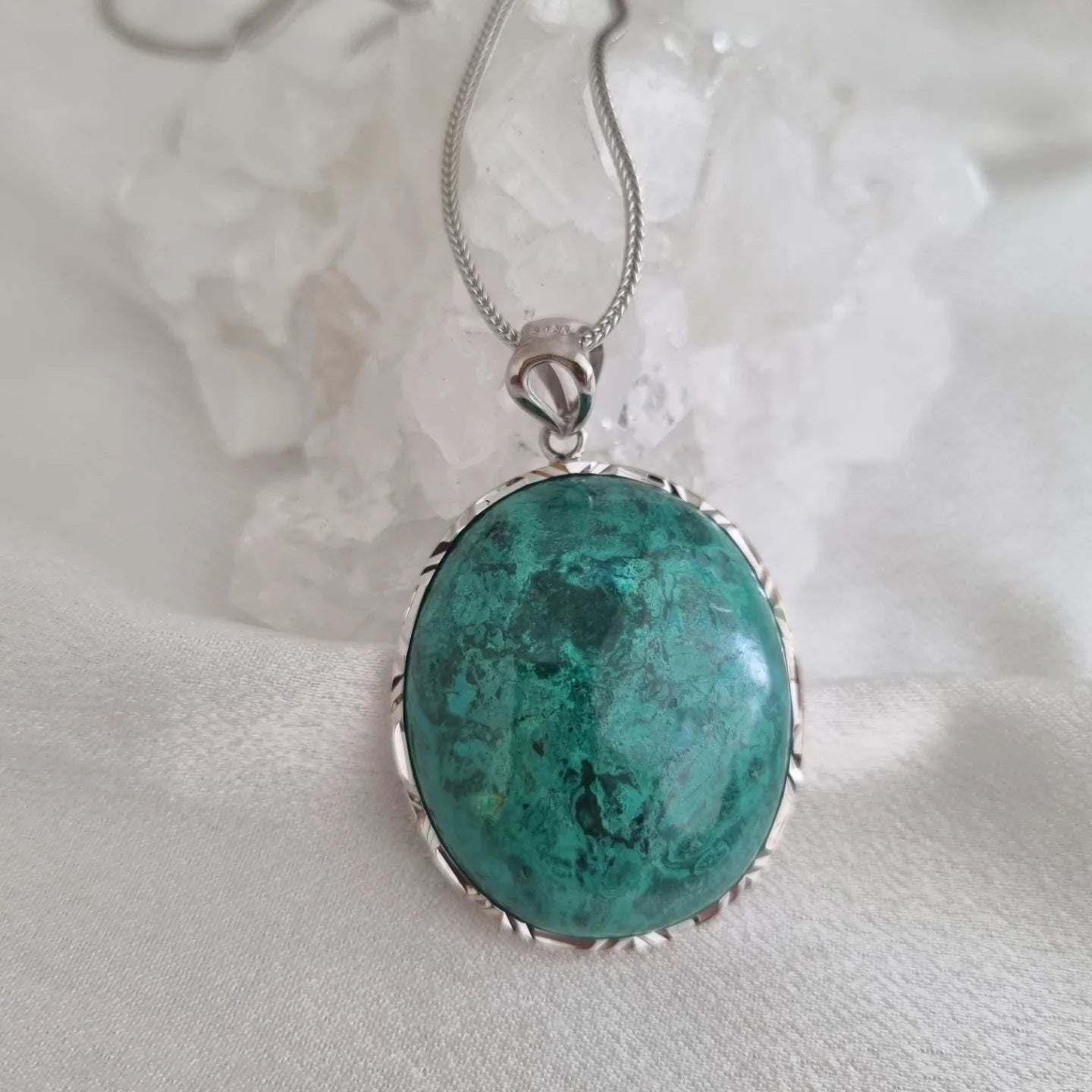 Chrysocolla Pendant