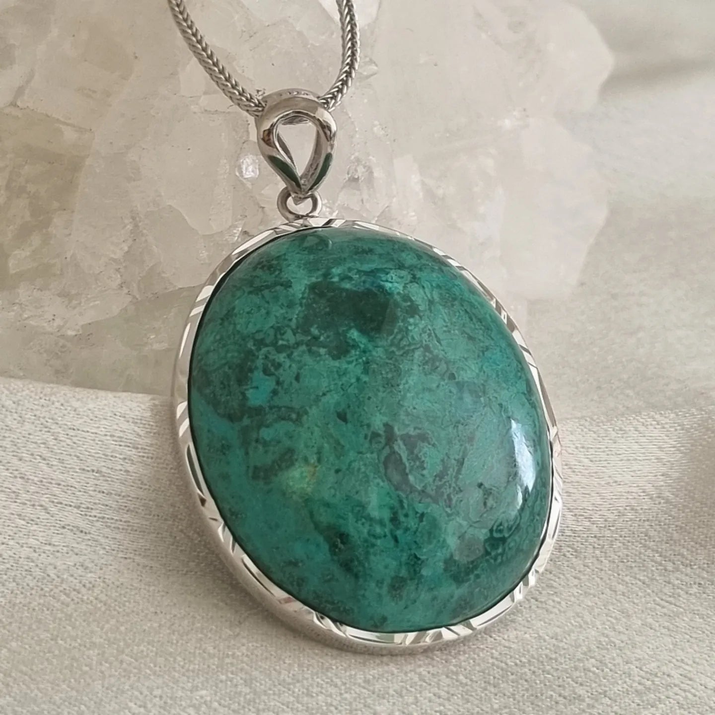 Chrysocolla Pendant