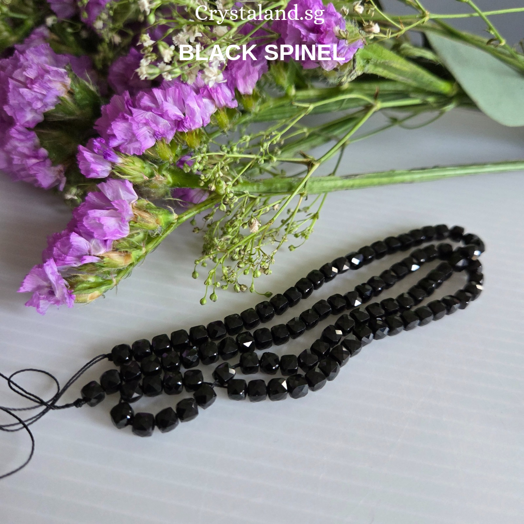 Black Spinel Beads