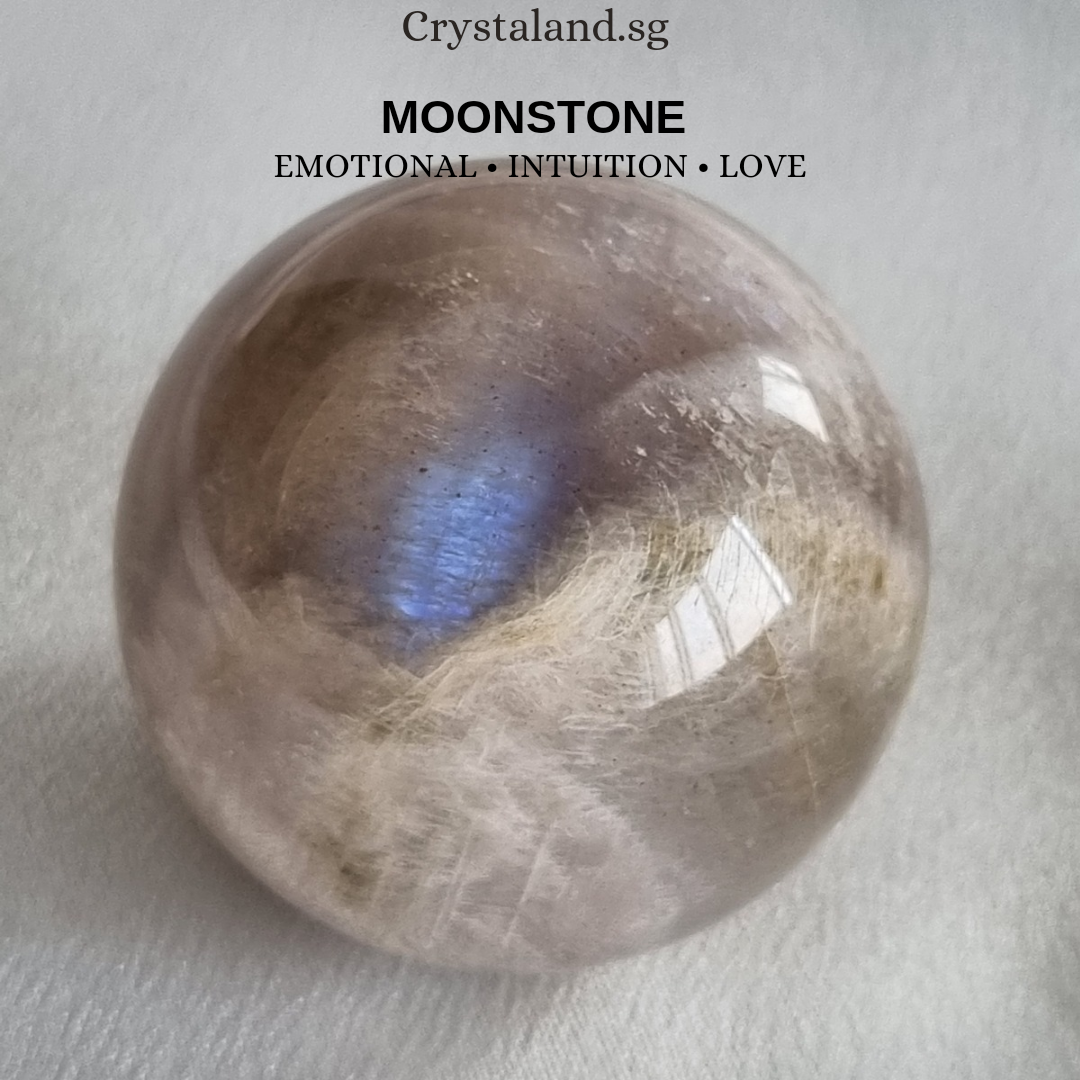 Earthly Brown Moonstone Sphere