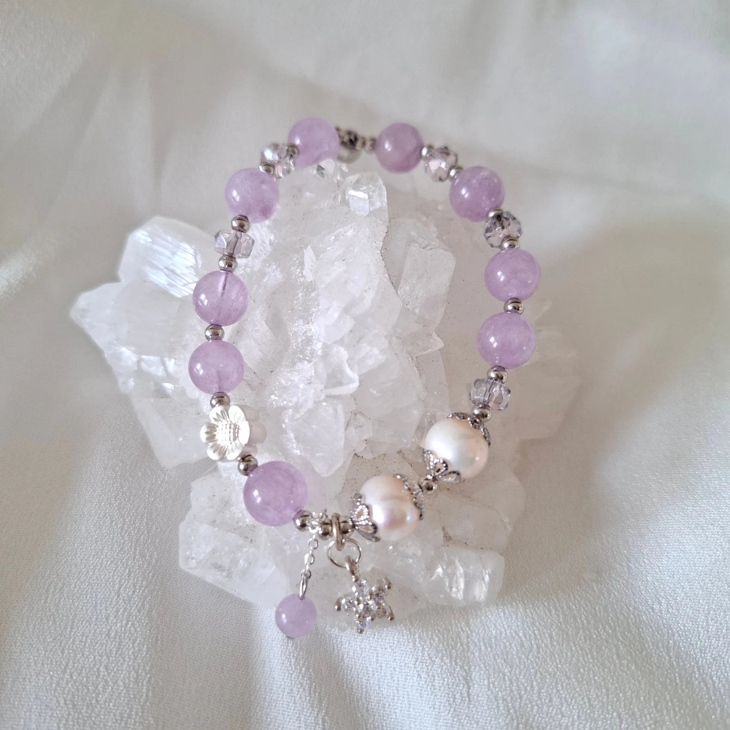Lavender Amethyst Bracelet