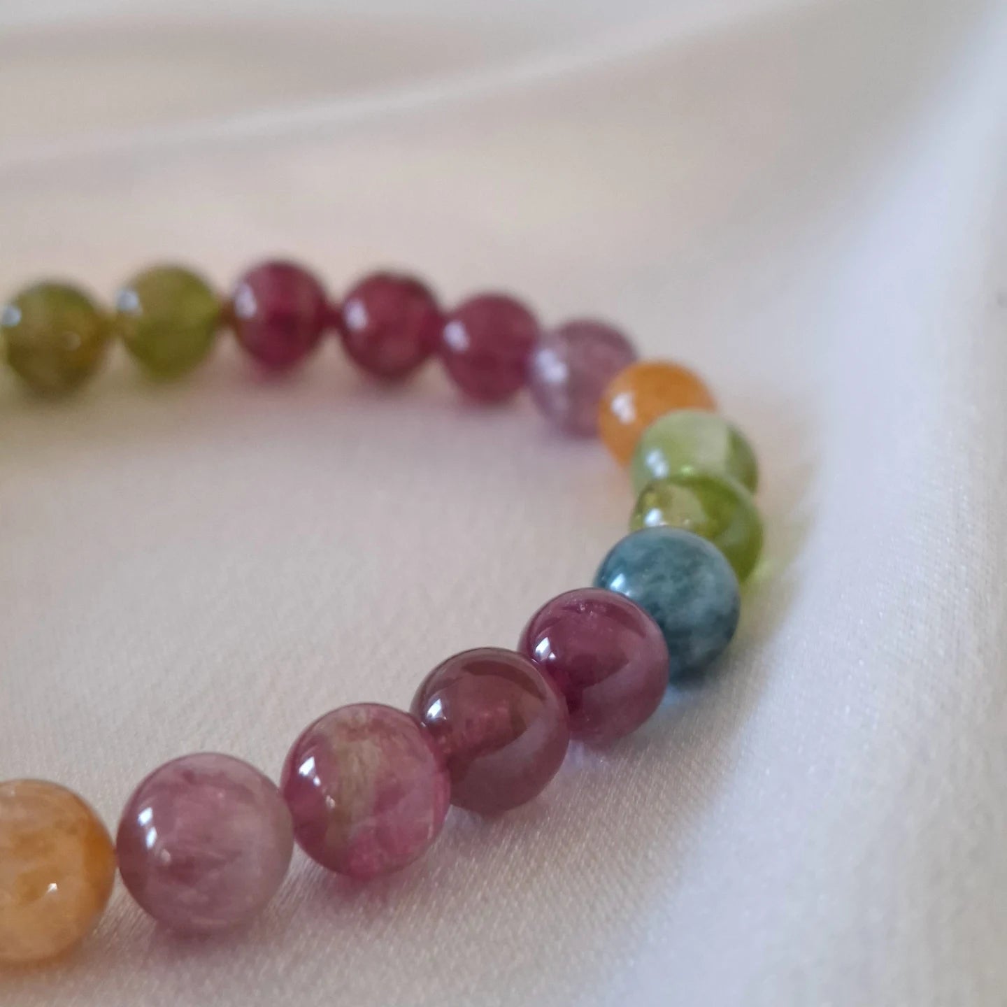 Watermelon Tourmaline Bracelet
