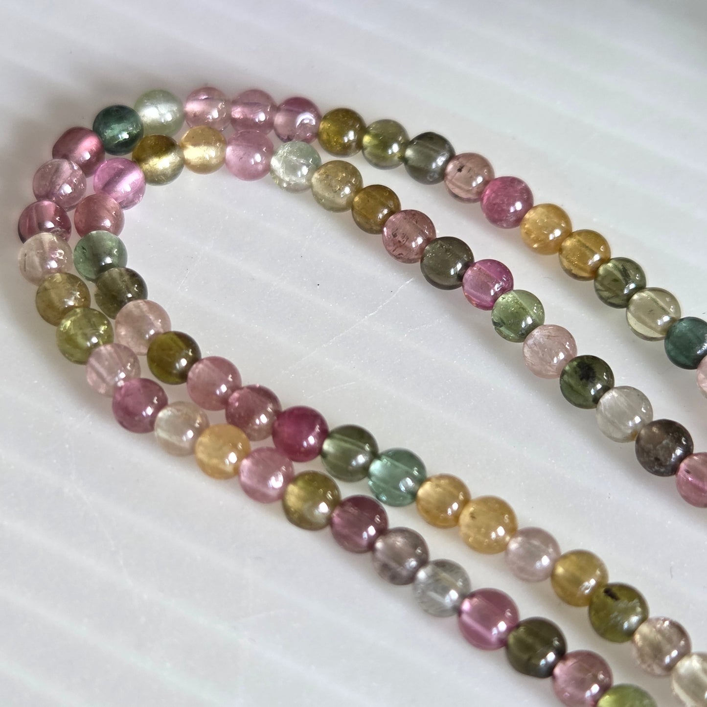 Rainbow Tourmaline Beads