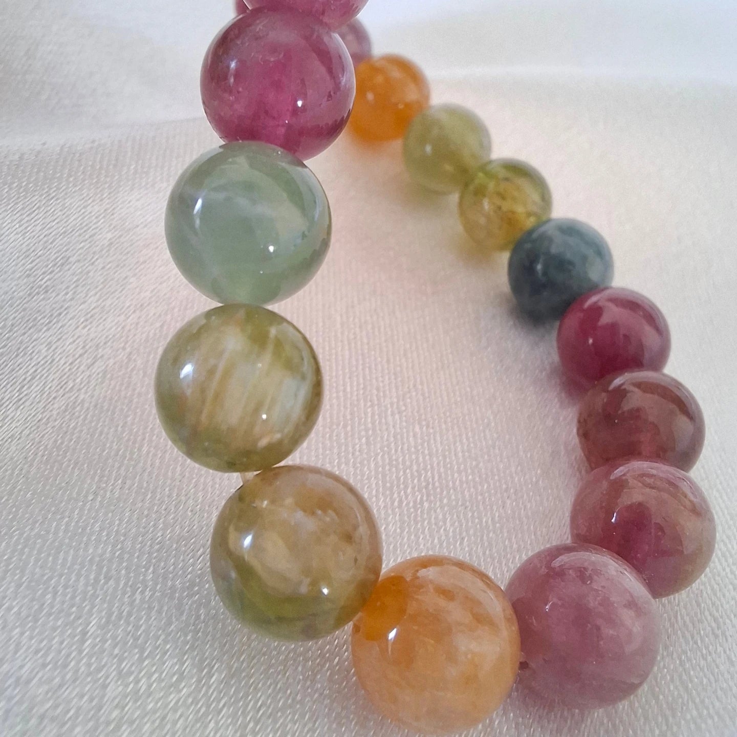 Watermelon Tourmaline Bracelet
