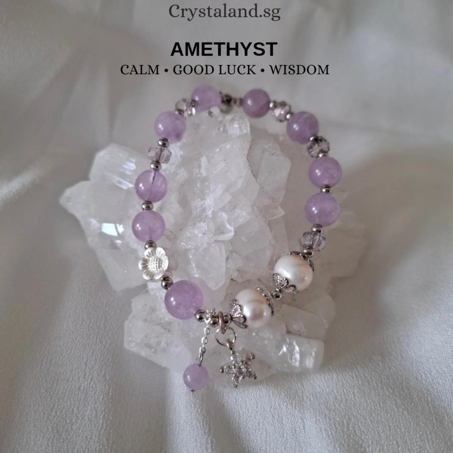 Lavender Amethyst Bracelet