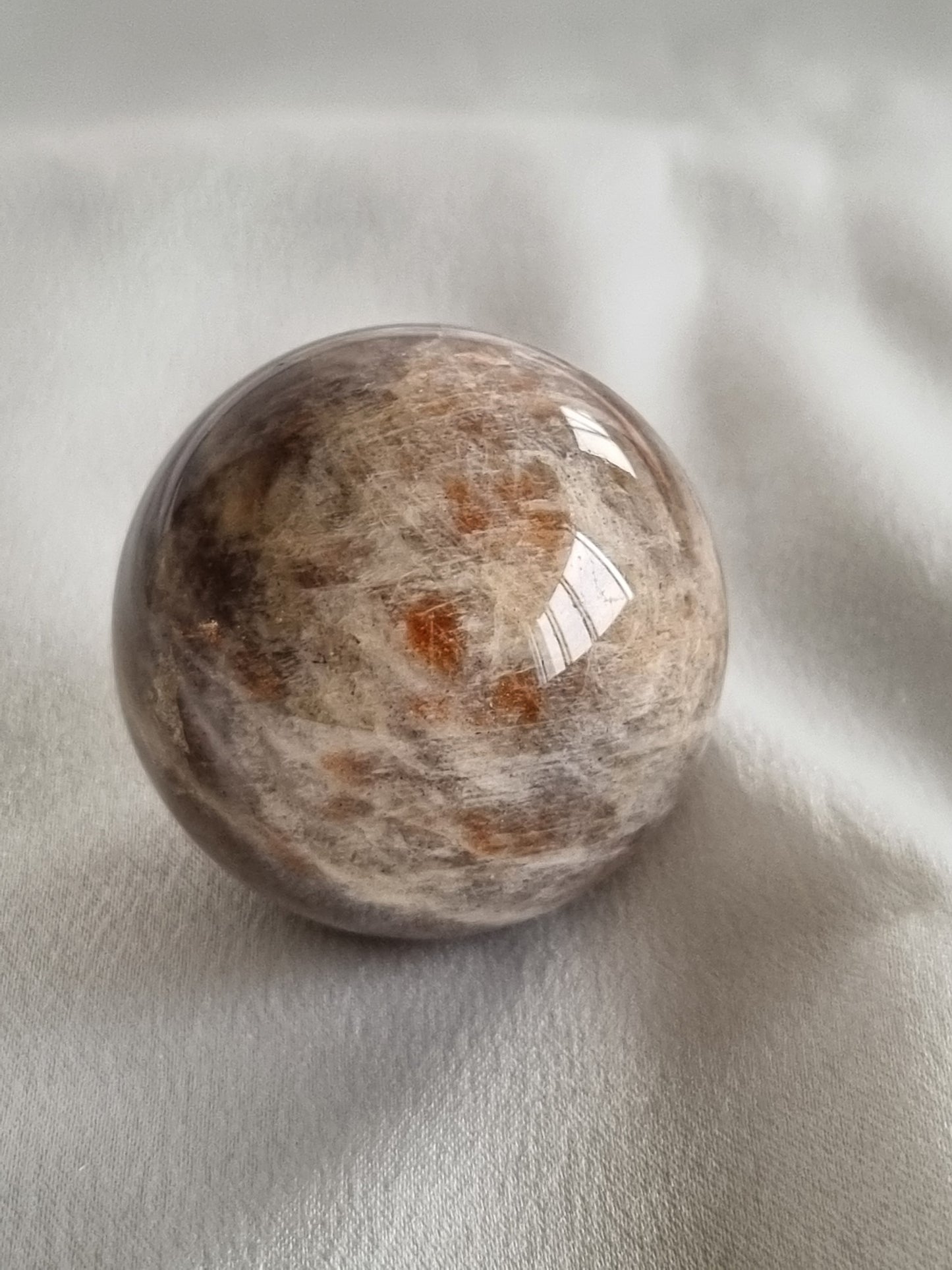 Earthly Brown Moonstone Sphere