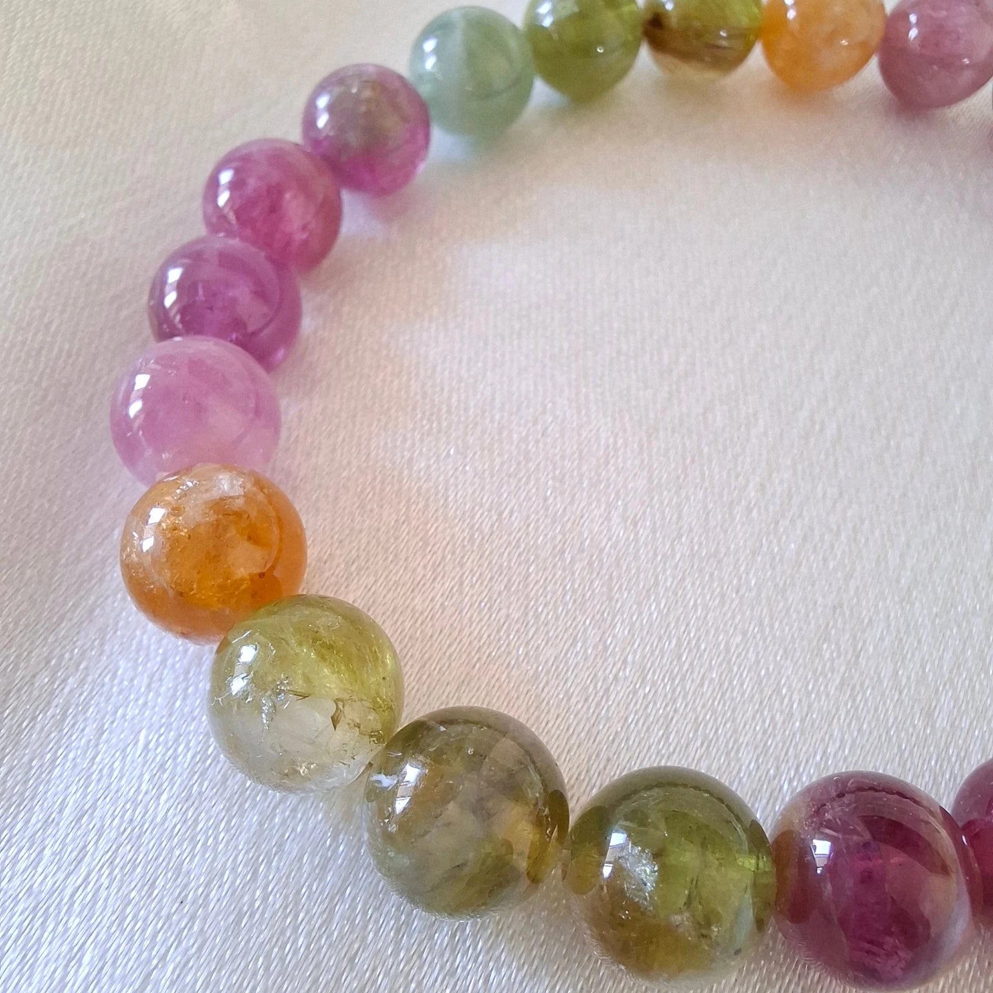 Watermelon Tourmaline Bracelet