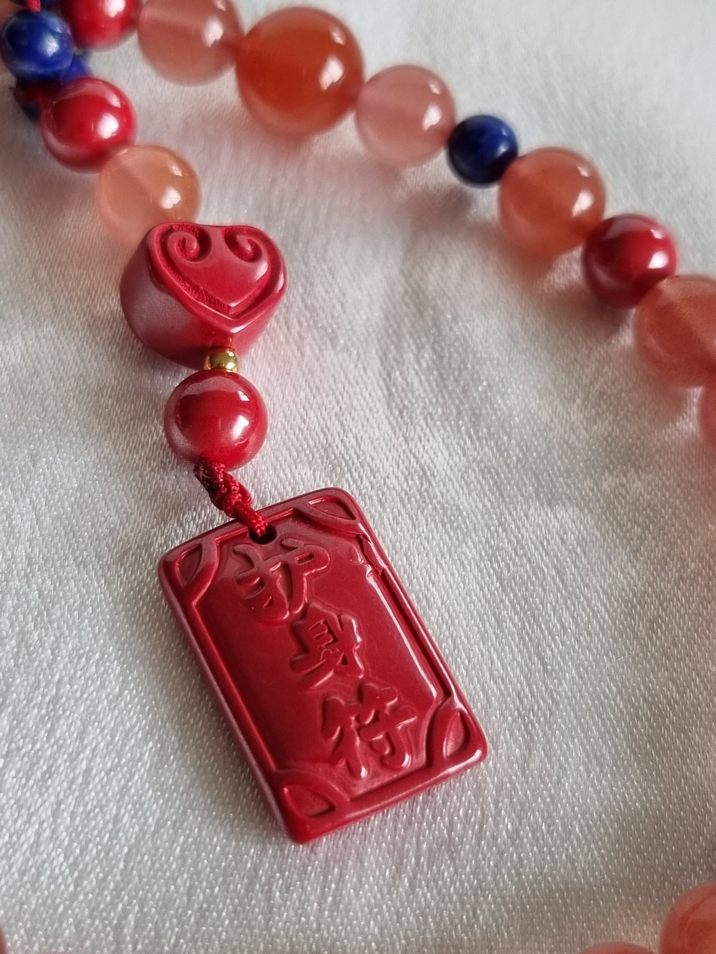 Southern Red Agate Phone Charm Strap