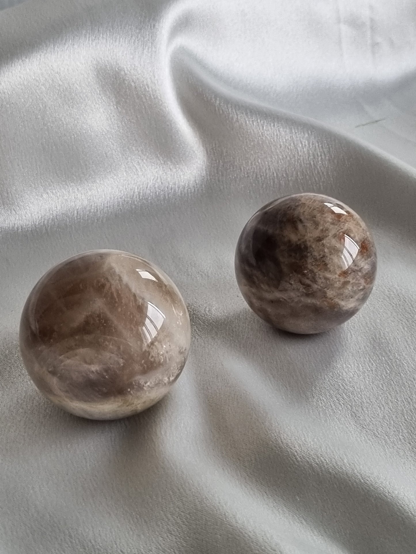 Earthly Brown Moonstone Sphere