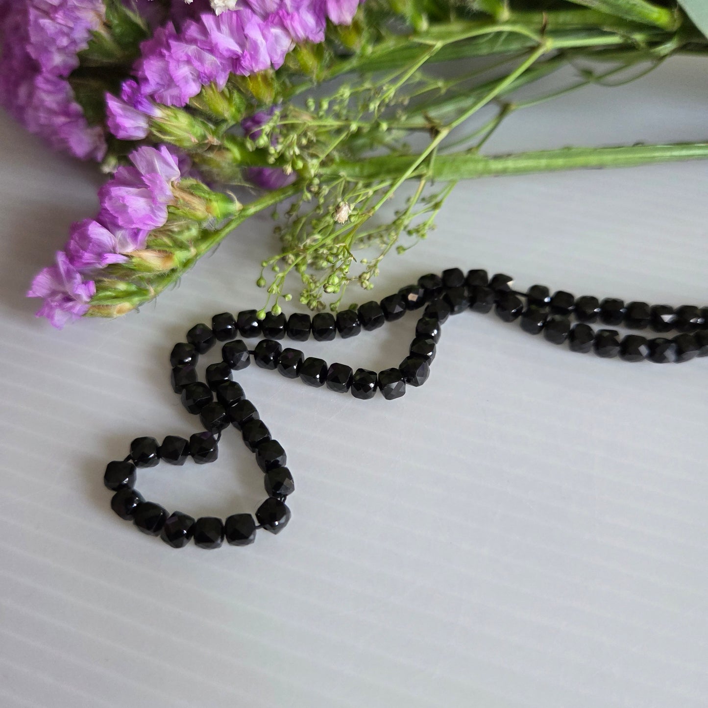 Black Spinel Beads