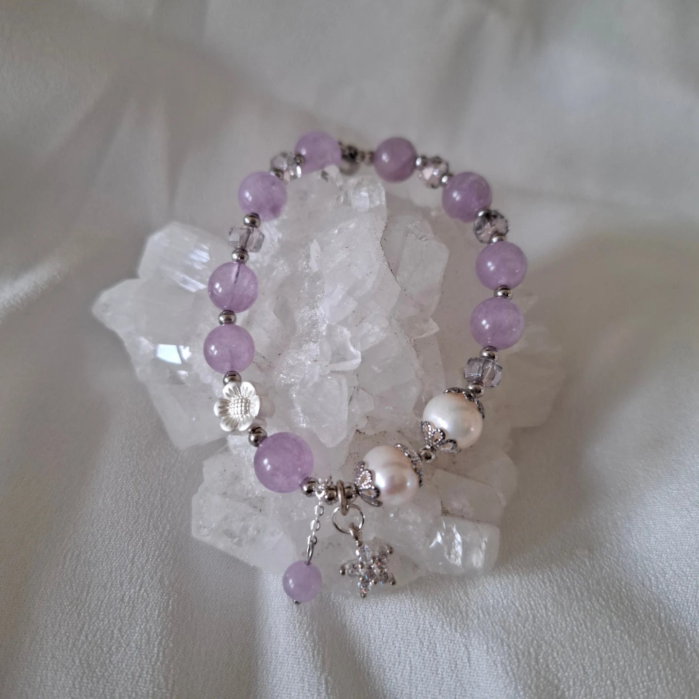 Lavender Amethyst Bracelet
