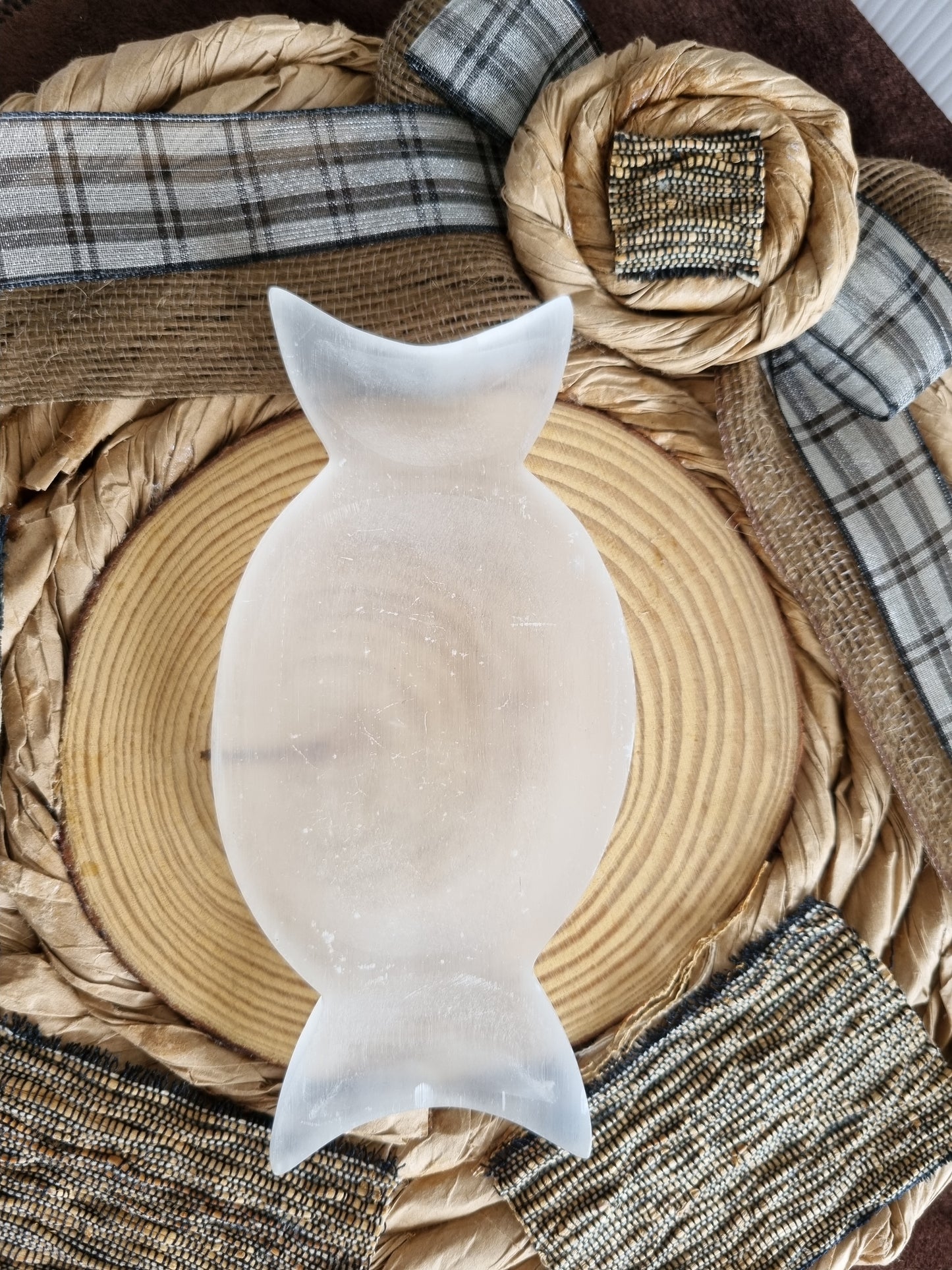 Selenite Candy Charging Plate